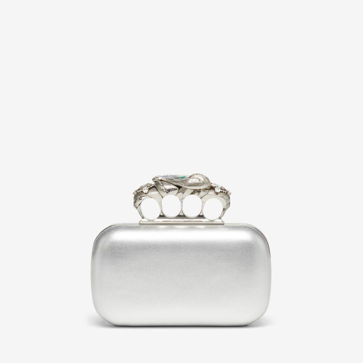 ALEXANDER MCQUEEN - Snake Knuckle Clutch - Item 7956261X3EM8500